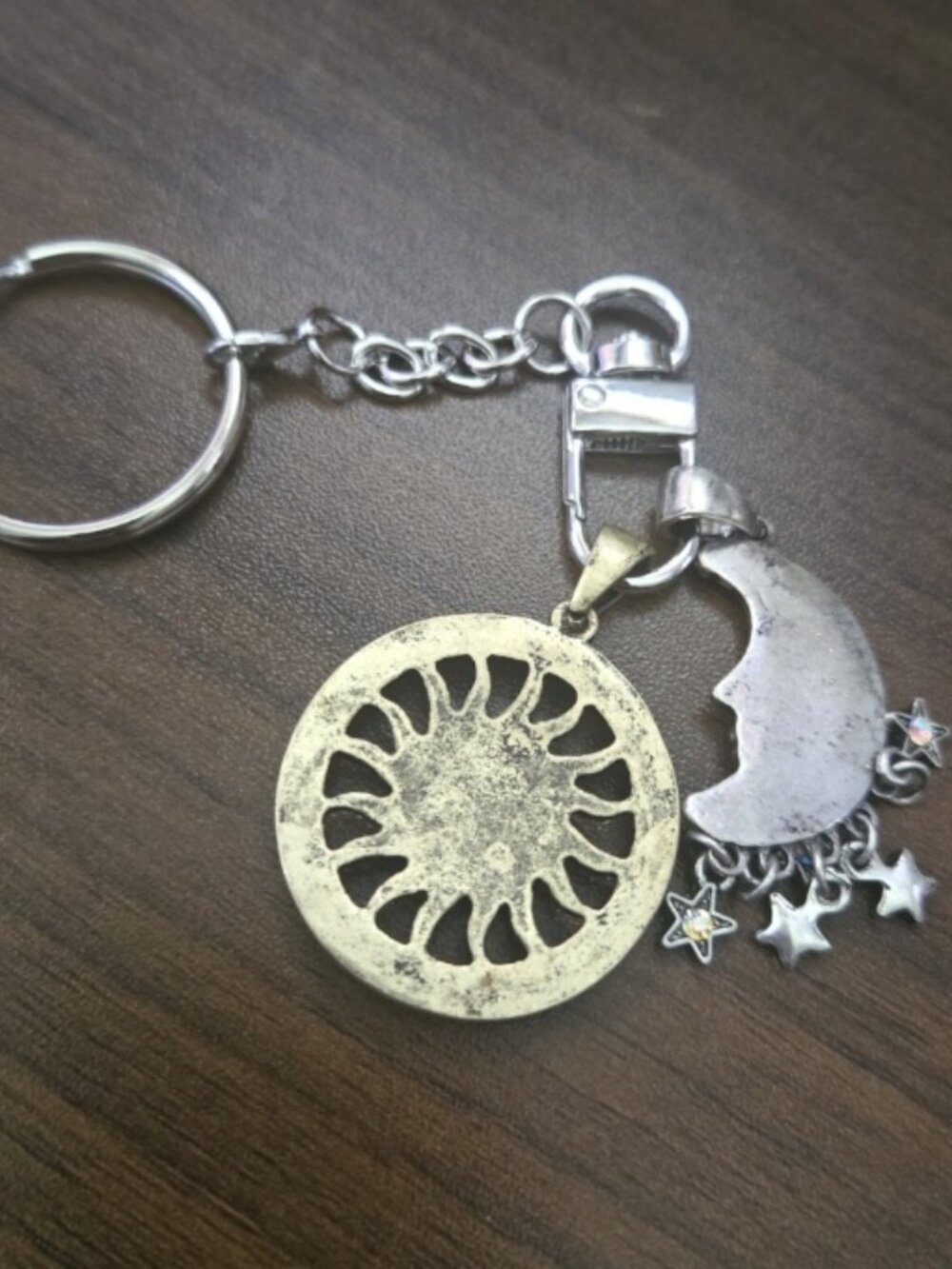Moon, Stars, Sun Keychain - Picture 2 of 2